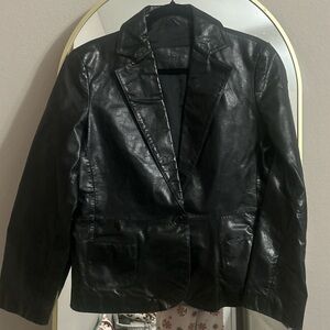 Guess Real Leather Blazer